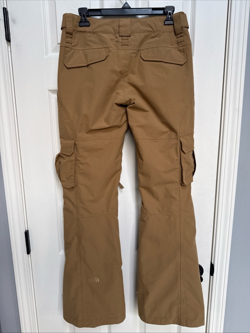 THE NORTH FACE Hyvent Snow Pants Khaki Cargo Insulated Ski Snowboard Womens S